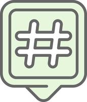 hashtags vector icoon ontwerp