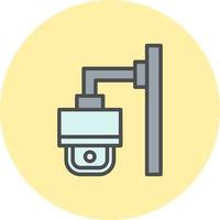 cctv camera vector pictogram