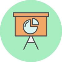 cirkeldiagram vector pictogram