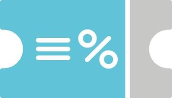 kortingsbonnen vector icoon