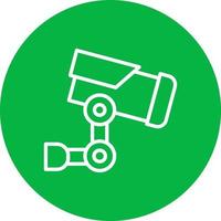 cctv camera vector pictogram