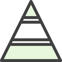 piramide vector icoon ontwerp