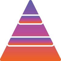 piramide vector icoon ontwerp