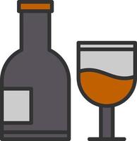 alcoholisch drinken vector icoon ontwerp