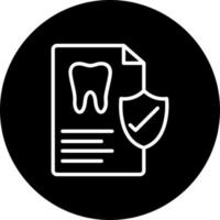 tandheelkundige verzekering vector icon