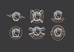 Softball Glove Gratis Vector