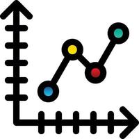 lijn diagram vector icoon ontwerp