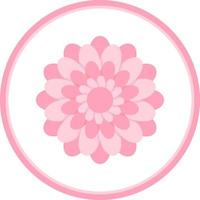 chrysant vector icoon ontwerp