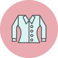 blouse Dames kleren vector icoon