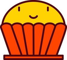 muffin vector icoon