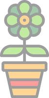 bloem vector pictogram ontwerp