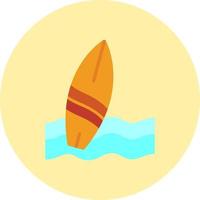 surfplank vector pictogram