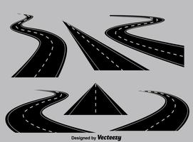 Perspectief Highway Collection Vector