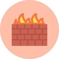 firewall vector pictogram