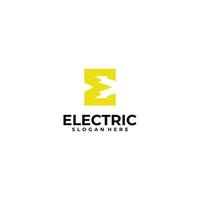 elektrisch logo icoon vector ontwerp sjabloon