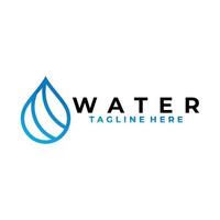 water logo icoon vector geïsoleerd