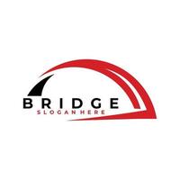 brug logo pictogram vector geïsoleerd