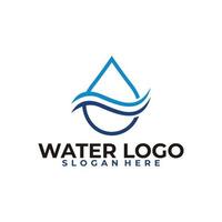 water logo icoon vector geïsoleerd