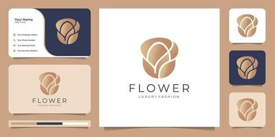 helling elegant bloem roos luxe schoonheid salon, mode, huid zorg, kunstmatig, yoga en spa producten. logo Sjablonen en bedrijf kaart design.premium vector