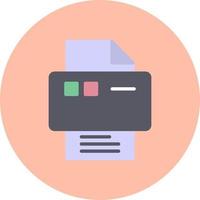 printer vector pictogram