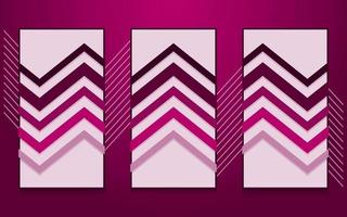 abstract poster ontwerp met magenta kleuren vector