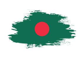 vector borstel beroerte Bangladesh vlag