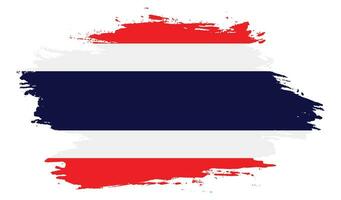 borstel kader Thailand vlag vector