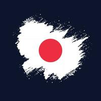vrij borstel vector kader Japan vlag
