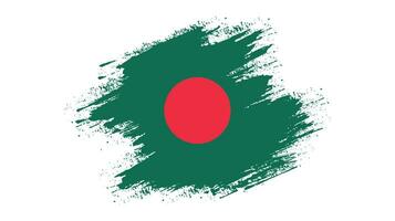 geklater borstel beroerte Bangladesh vlag vector