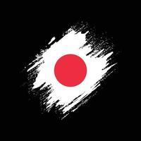 professioneel grafisch Japan grunge structuur vlag vector
