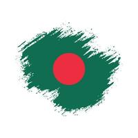 vrij borstel vector kader Bangladesh vlag