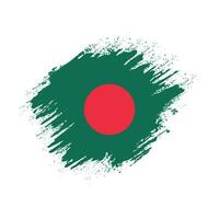 nieuw kleurrijk structuur Bangladesh vlag vector