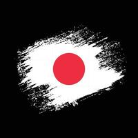 abstract grunge structuur Japan vlag ontwerp vector