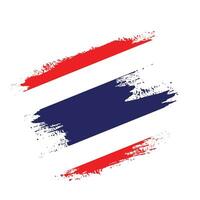 nieuw grunge structuur Thailand vlag vector