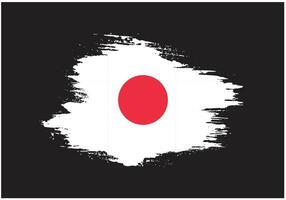 borstel beroerte Japan vlag vector