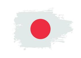 grunge structuur verontrust Japan vlag vector