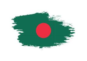 Bangladesh penseel kader vlag vector