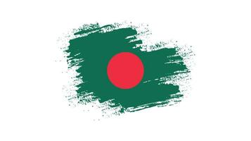 modern borstel beroerte kader Bangladesh vlag vector