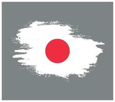 vervaagd grunge structuur Japan professioneel vlag ontwerp vector