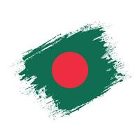 abstract Bangladesh grunge structuur vlag ontwerp vector