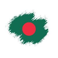 modern borstel beroerte kader Bangladesh vlag vector