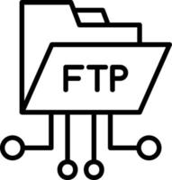 ftp vector icoon ontwerp