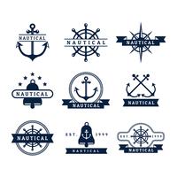 Gratis Nautische Vector Badges