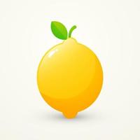 schattig citroen icoon vector illustratie