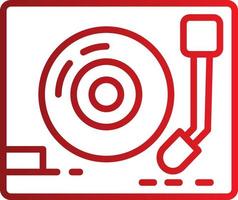 draaitafel vector pictogram