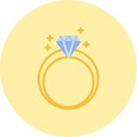 diamant ring vector icoon