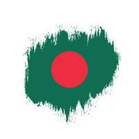 professioneel grafisch Bangladesh grunge structuur vlag vector