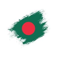 nieuw Bangladesh hand- verf grunge vlag vector