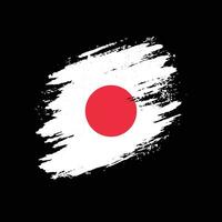 professioneel hand- verf Japan vlag vector