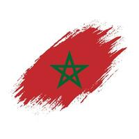 wijnoogst grunge structuur Marokko abstract vlag vector